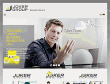 Tablet Screenshot of joker-group.net